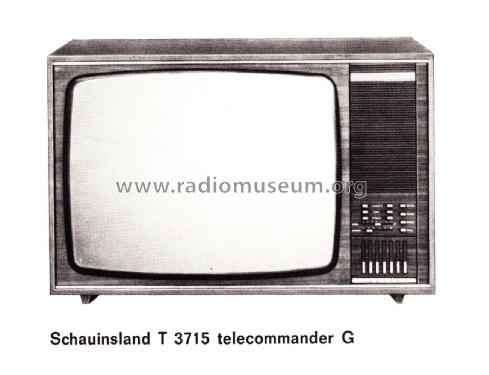 Schauinsland T 3715 telecommander G; SABA; Villingen (ID = 2861468) Television