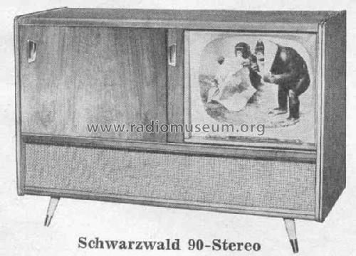 Schwarzwald 90 Stereo; SABA; Villingen (ID = 376515) Fernseh-R