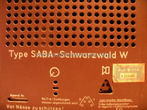 Schwarzwald W; SABA; Villingen (ID = 2205677) Radio