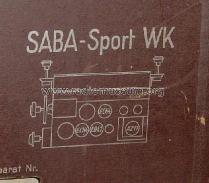 Sport WK; SABA; Villingen (ID = 141704) Radio