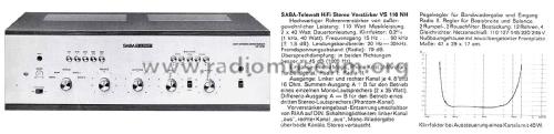 Telewatt VS110NH; SABA; Villingen (ID = 2957064) Ampl/Mixer