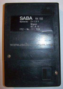 Trailer RX-150; SABA; Villingen (ID = 1698530) Radio