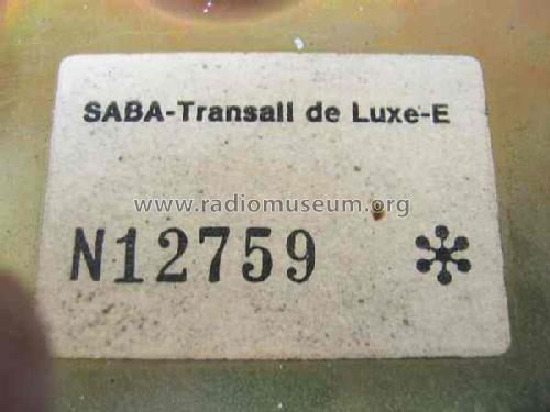 Transall de Luxe automatic E; SABA; Villingen (ID = 970174) Radio