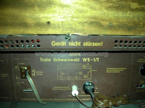 Truhe Schwarzwald W5/1-T; SABA; Villingen (ID = 333045) Radio