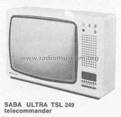 Ultra Telecommander TSL 249; SABA; Villingen (ID = 445412) Television