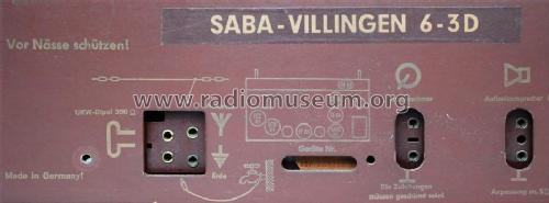 Villingen 6-3D; SABA; Villingen (ID = 1739308) Radio