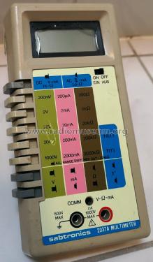 Digital Multimeter 2037A; sabtronics inc;Tampa (ID = 2947675) Equipment