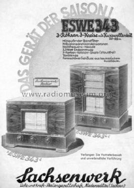 Eswe 343G; Sachsenwerk bis 1945 (ID = 166973) Radio