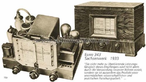 Eswe 343W; Sachsenwerk bis 1945 (ID = 708488) Radio