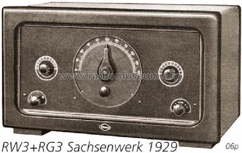 Eswe RW3; Sachsenwerk bis 1945 (ID = 708478) Radio