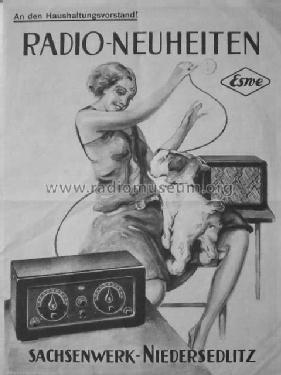 Eswe RW4; Sachsenwerk bis 1945 (ID = 591095) Radio