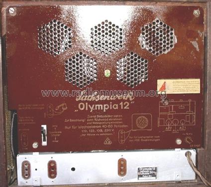 Olympia 12; Sachsenwerk bis 1945 (ID = 62676) Radio