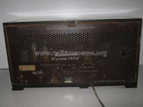 Olympia 383W; Sachsenwerk bis 1945 (ID = 714466) Radio