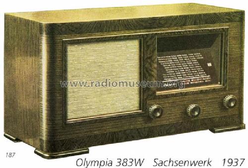 Olympia 383W; Sachsenwerk bis 1945 (ID = 767) Radio