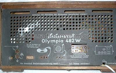 Olympia 482W; Sachsenwerk (ID = 107088) Radio