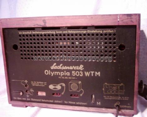 Olympia 503WTM; Sachsenwerk (ID = 54114) Radio