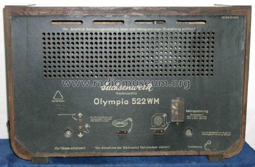 Olympia 522WM; Sachsenwerk (ID = 171574) Radio