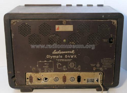 Olympia 64WK; Sachsenwerk bis 1945 (ID = 727223) Radio