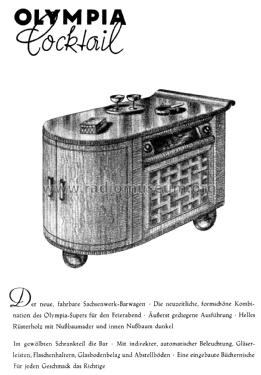 Olympia Radio-Barwagen 'Cocktail' 557WUM; Sachsenwerk (ID = 2029736) Radio