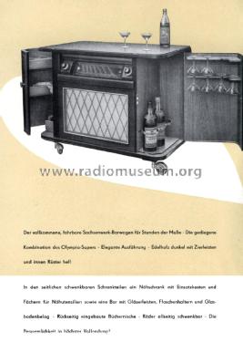 Olympia Radio-Barwagen 'Siesta' 557WUM; Sachsenwerk (ID = 2029916) Radio