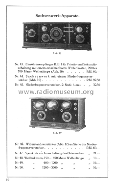 Eswe Widerstandsverstärker WV; Sachsenwerk bis 1945 (ID = 2984675) Ampl/Mixer