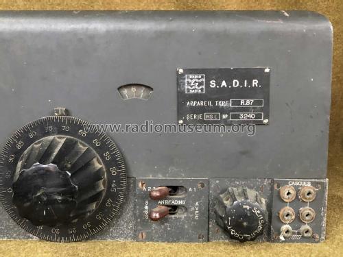 Récepteur O.T.C. R87 HS; SADIR S.A.D.I.R. (ID = 2648722) Mil Re