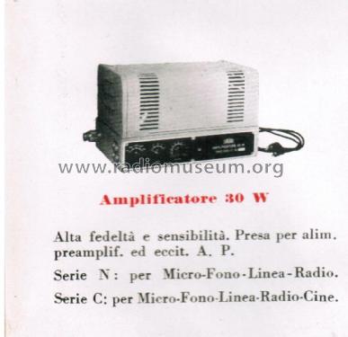 Amplificatore 30W 530N, 530C; SAFAR Società (ID = 2655449) Ampl/Mixer