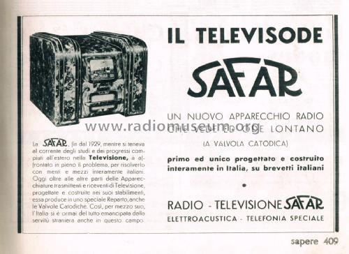 Televisode ; SAFAR Società (ID = 2608240) Television