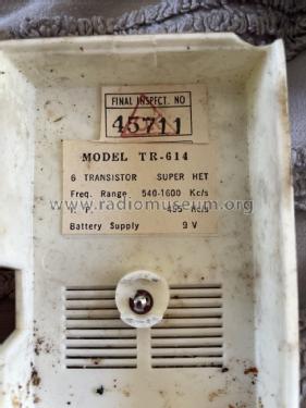 6 Transistor Personal TR-614; Sakura, Hong Kong (ID = 3087831) Radio