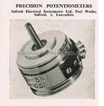 Precision Potentiometer 11; Salford Electrical (ID = 2775714) Radio part