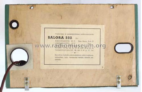 552; Salora; Salo (ID = 1597263) Radio