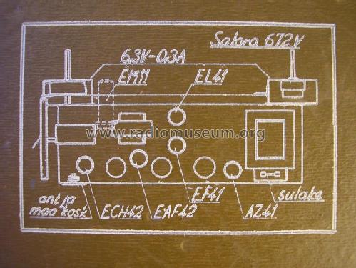 672 V; Salora; Salo (ID = 961452) Radio