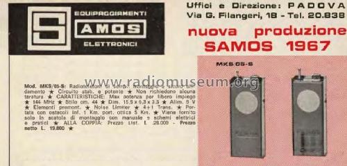 Radiotelefono MKS/05-S; Samos (ID = 2739079) Amat TRX