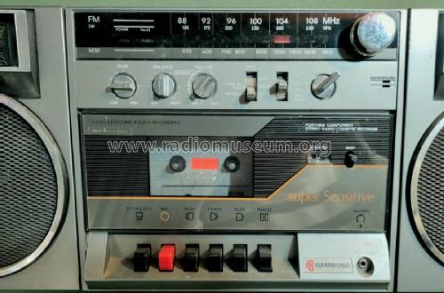 Portable Component Stereo Radio Cassette Recorder P-34L; Samsung Co.; Daegu (ID = 2829753) Radio