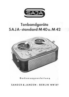 Saja standard M40; Sander & Janzen; (ID = 1739159) Reg-Riprod