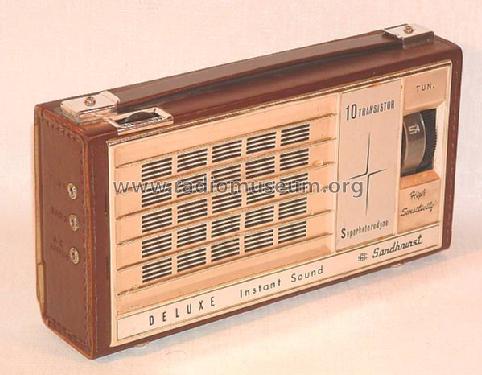 Deluxe 10 Transistor S-1010; Sandhurst A&S (ID = 2382438) Radio