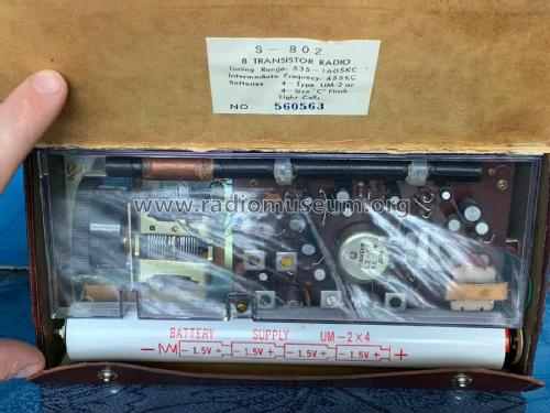 High Sensitivity Deluxe 8 Transistor S-802; Sandhurst A&S (ID = 2488220) Radio