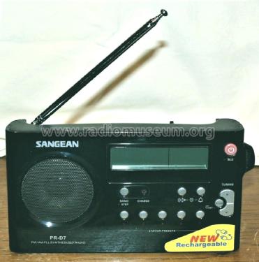 AM/FM Digital Rechargeable Portable Radio PR-D7; Sangean; Chung Ho (ID = 2908560) Radio