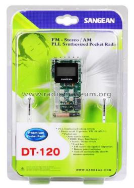 FM Stereo/AM Pocket Receiver DT-120; Sangean; Chung Ho (ID = 3029707) Radio