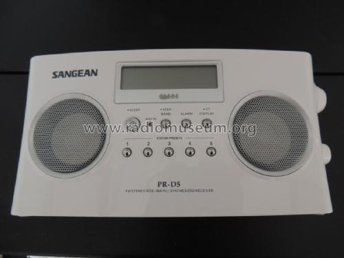 Sangean FM-Stereo RBDS/AM Digital Tuning Portable Stereo Radio (White)  PR-D5 White 