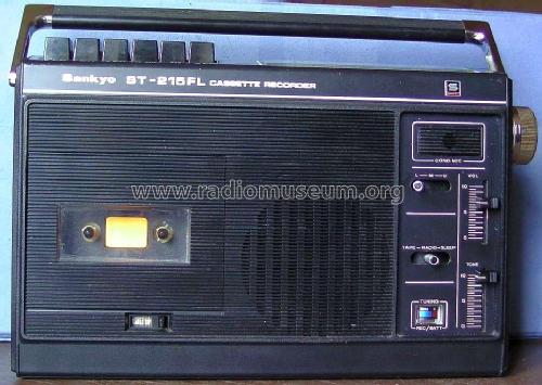 Cassette Recorder ST-215FL; Sankyo Seiki Mfg.Co. (ID = 1885598) Radio