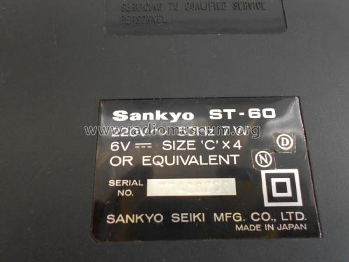 Cassette Recorder ST-60; Sankyo Seiki Mfg.Co. (ID = 2248794) R-Player