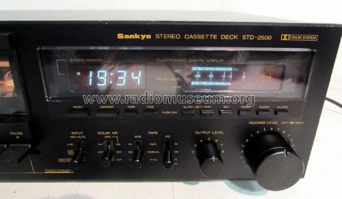 Stereo Cassette Deck STD-2500; Sankyo Seiki Mfg.Co. (ID = 2328442) Reg-Riprod