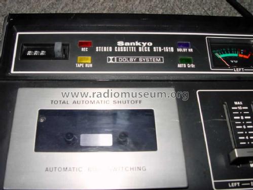 Stereo Cassette Deck STD-1510; Sankyo Seiki Mfg.Co. (ID = 847963) Sonido-V