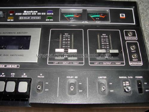 Stereo Cassette Deck STD-1510; Sankyo Seiki Mfg.Co. (ID = 847964) Sonido-V