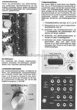 Stereo tuner amplifier 5000A; Sansui Electric Co., (ID = 665710) Radio