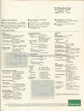 881; Sansui Electric Co., (ID = 3113650) Radio