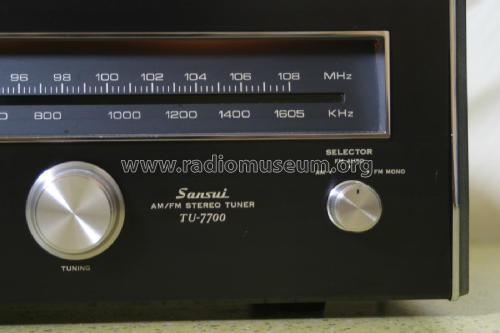 AM/FM Stereo Tuner TU-7700; Sansui Electric Co., (ID = 3112249) Radio