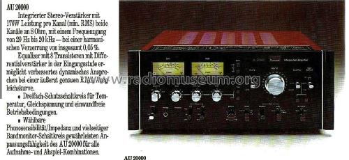 AU20000; Sansui Electric Co., (ID = 577922) Ampl/Mixer