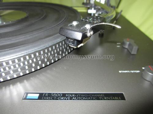 Direct Drive Automatic Turntable FR-5800; Sansui Electric Co., (ID = 2596409) Enrég.-R